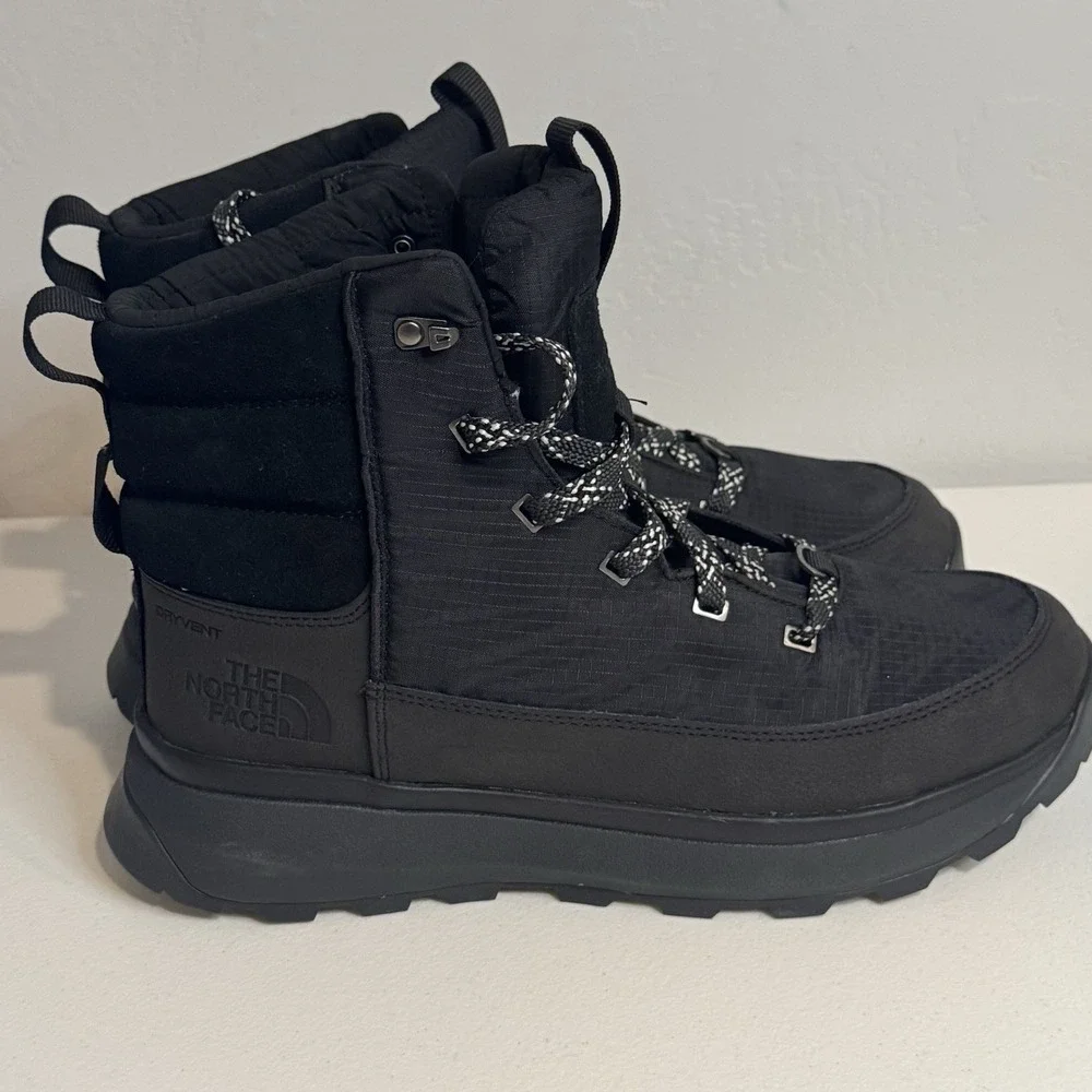 THE NORTH FACE Men's Bergen Waterproof Hiking Boot Black SZ 12.5 Dry vent